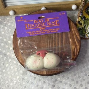 vintage Hallmark 80s Bunny Nose Bunny Costume White Bunny Nose Prop BOO JR.